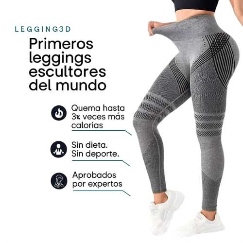 Leggings moldeadoras 3D – efecto push-up y anticelulitis | Compra 1 y llévate 2