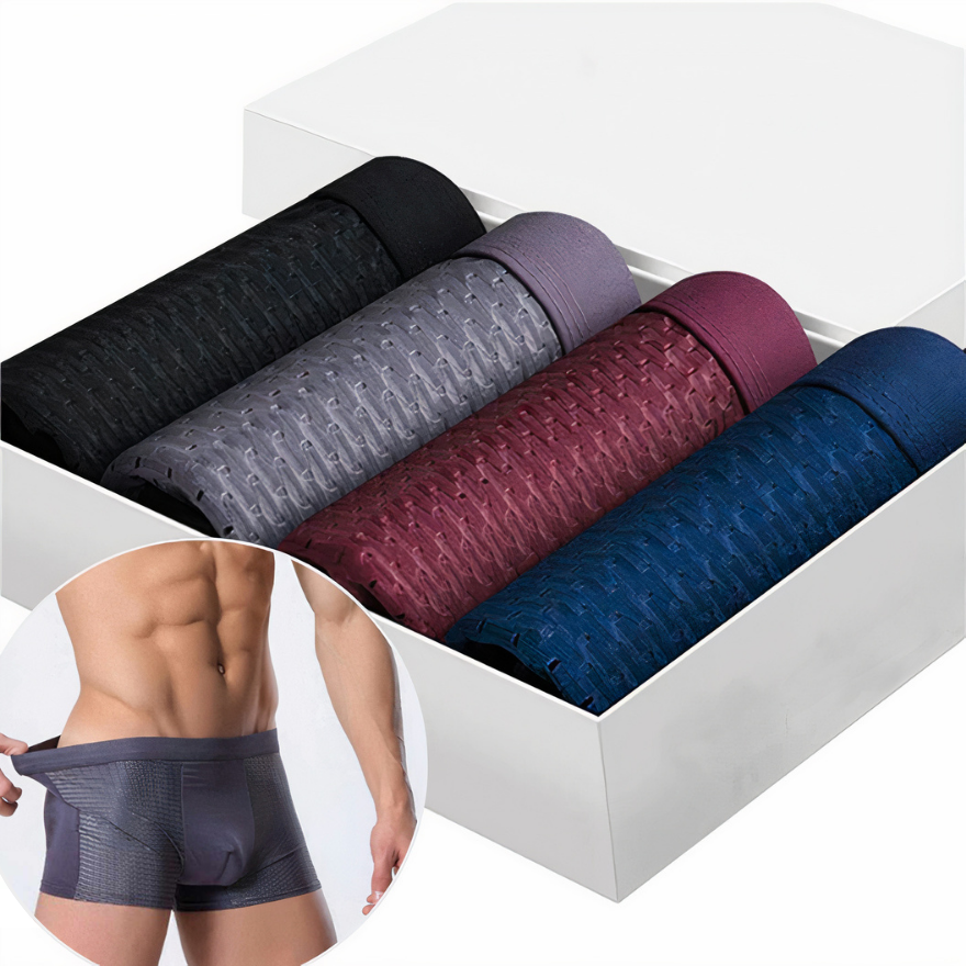 10 PIEZAS - Bóxers Premium de Fibra de Bambú - ENVÍO GRATIS