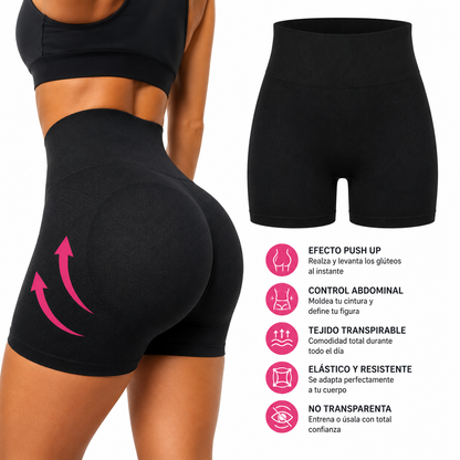 Short Push Up Moldeador Premium | Efecto Levanta Glúteos y Control Abdominal