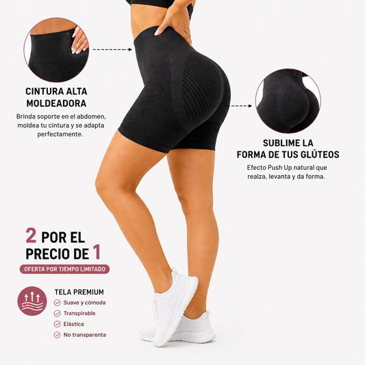 Short Push Up Moldeador Premium | Efecto Levanta Glúteos y Control Abdominal