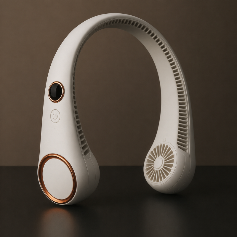 Ventilador de Cuello Portátil Recargable USB | 3 Velocidades